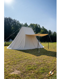 Carpa medieval para intrépidos guerreros, 5 x 7 mts.