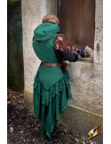 Middeleeuwse jurk vrouw Rebel Adelina in groen