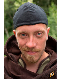 Baldur middelalderkasket i sort farve