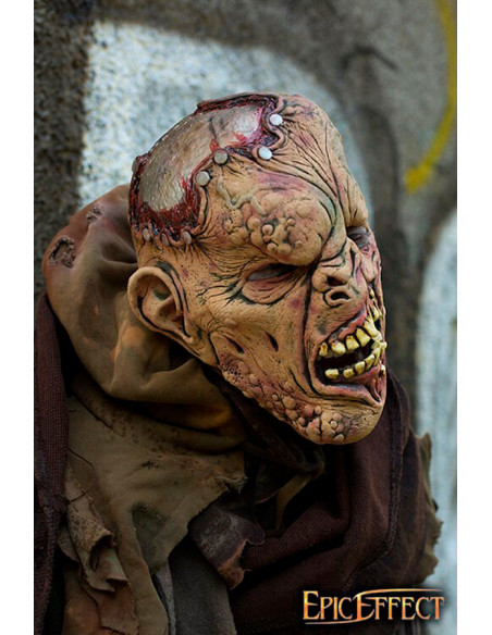 Mutant monster maske i lys hud