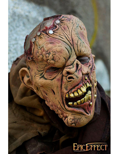 Mutant monster maske i lys hud