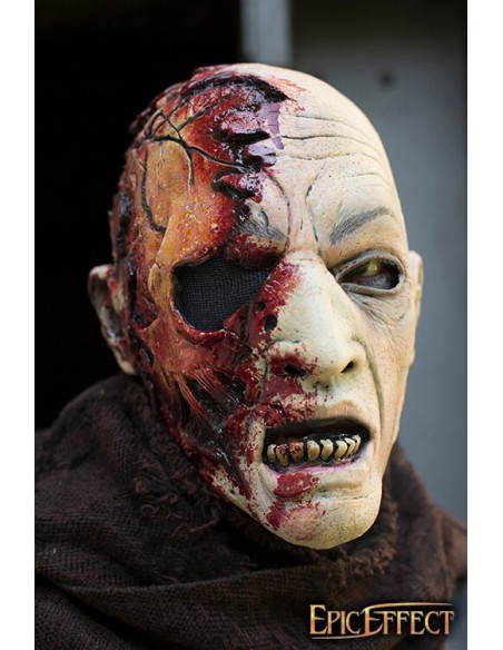 Zombie Half Head Mask, malet (57-59 cm.)