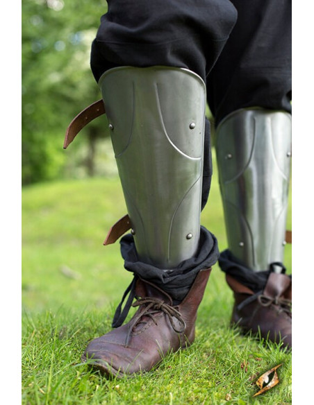 Mittelalterliche Beinschienen des...