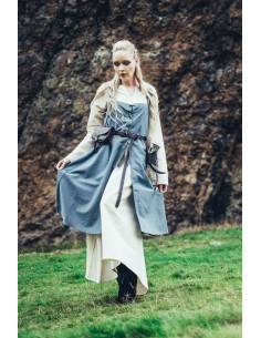 Celta lange leren riem model Merle, kleur bruin 2