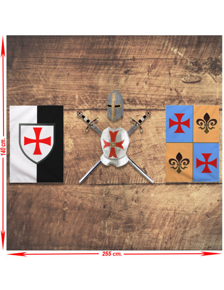 Panoply der Tempelritter. Schwerter,...