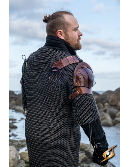 Sæt skovhugger skulderpuder i brunt...