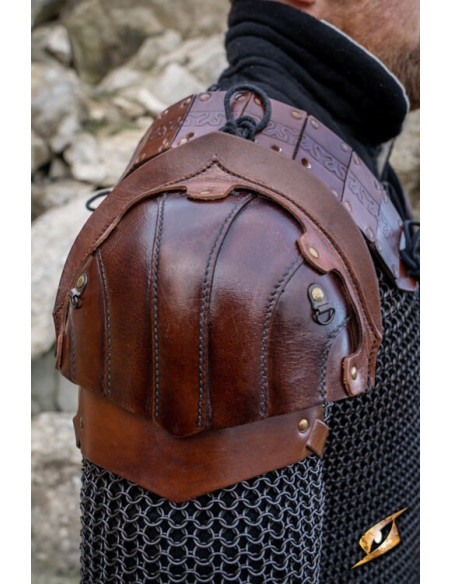 Juego de hombreras leñador en cuero...