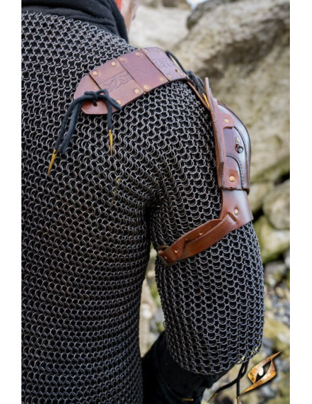 Juego de hombreras leñador en cuero...