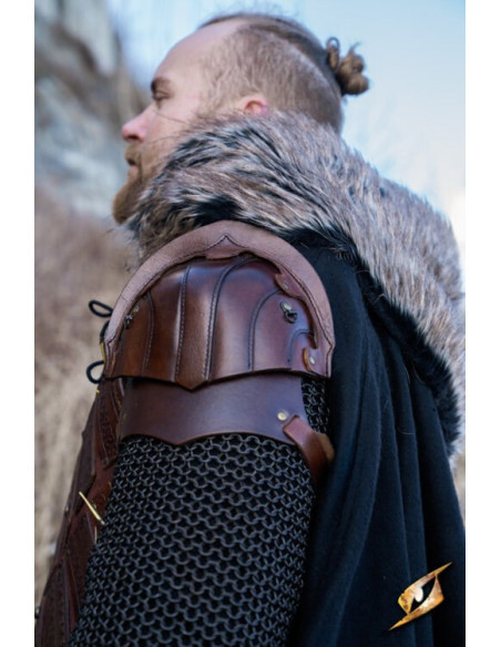 Sæt skovhugger skulderpuder i brunt...