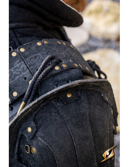 Juego de hombreras leñador en cuero...