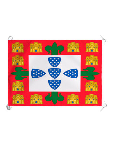 Portugiesische mittelalterliche Bannerflagge des XIV-XV Jahrhunderts (70x100 cm.)