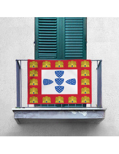 Portugisisk middelalderlig bannerflag fra det 13.-14.... 2