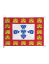 Portugisisk middelalderlig bannerflag fra det 13.-14. århundrede (70x100 cm.)