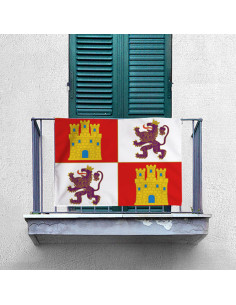 Middelalderlig banner-flag for kronen af Castilien.... 2