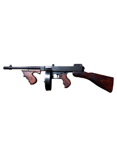 Subfusil Thompson usado por gangsters, EUA 1928