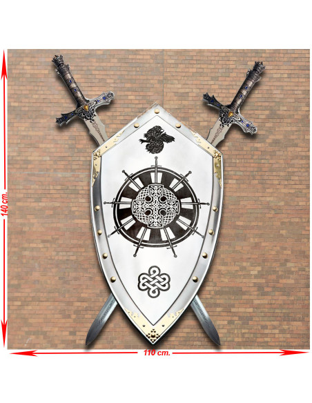 Panoply af kong Arthur med...