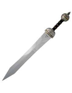 Espada Toledana tipo Gladius, acabado plata envejecida