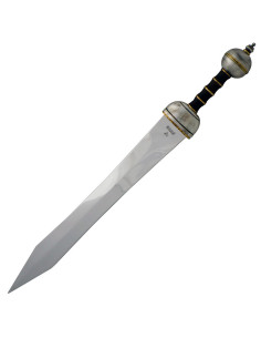 Toledo-Schwert vom Typ Gladius, gealtertes Silberfinish