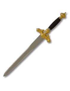 Daga medieval Toledana modelo León, puño cordón
