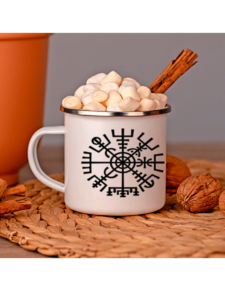 Keltischer Vegvisir-Becher aus...