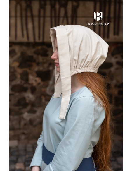 Gorro medieval Bonnet mujer Dagmar,...