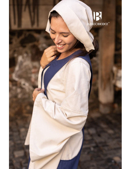 Gorro medieval Bonnet mujer Helga,...