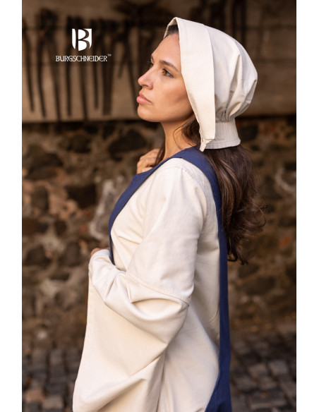 Gorro medieval Bonnet mujer Helga,...