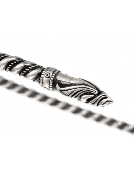 Viking torc met ravenkoppen