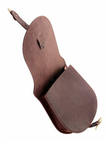 Bolsa riñonera medieval flor de lis (21x15,5 cm.)