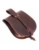 Bolsa riñonera medieval flor de lis (21x15,5 cm.)