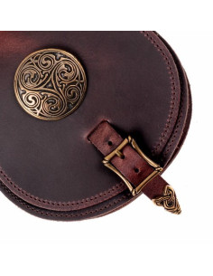 Keltische Gürteltasche mit Triskel (21x15,5 cm.) 2
