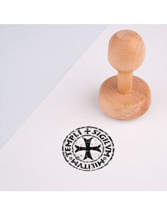 Stempel en stempelkussen van de Tempeliers, diverse kleuren