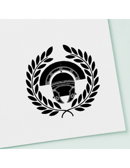 Stempel en stempelkussen van de...