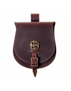 Gürteltasche mit Wikingerdrache (21x15,5 cm.)