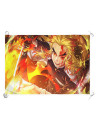 Estandarte-Bandera Demon Slayer de Rengoku Kyoujurou (70x100 cms.)