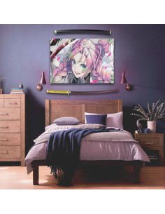 Dämonentöter-Mitsuri-Kanroji-Banner + Katana-Paket 2