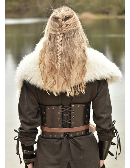 Viking schouderstuk in lamsleer,...