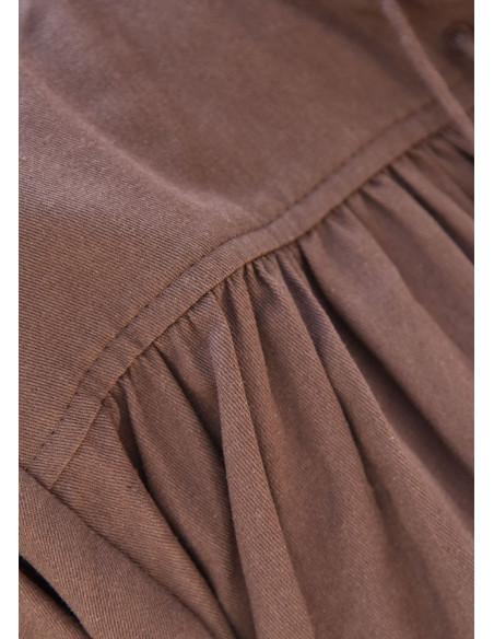 Camisa medieval de verano con mangas...