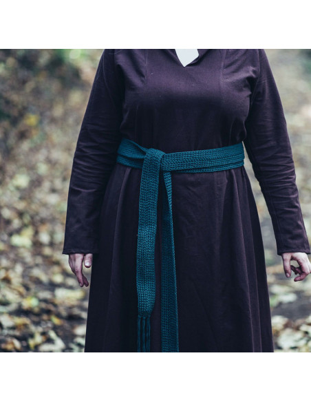 Cinturón medieval largo en algodón de...