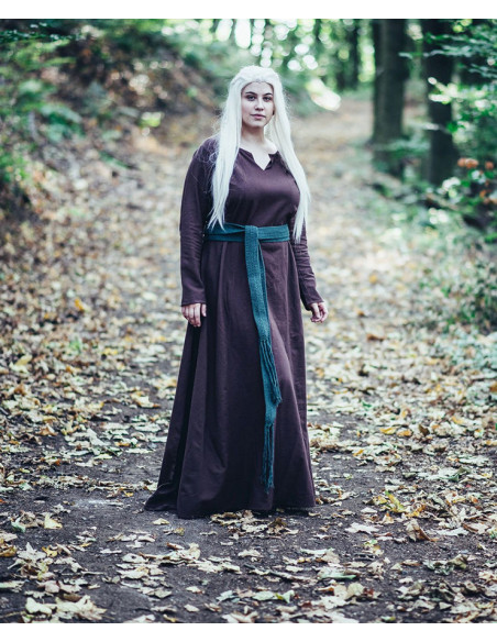 Cinturón medieval largo en algodón de...