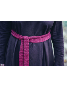 Langer mittelalterlicher roter Baumwollgürtel 2