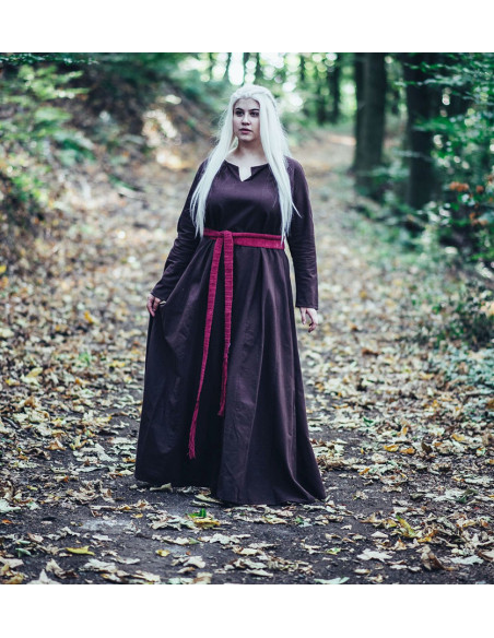 Cinturón medieval largo en algodón de...