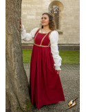Vestido Medieval Lucrecia Rojo emperador
