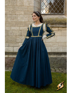 Mittelalterkleid Lucrecia Mitternachtsblau