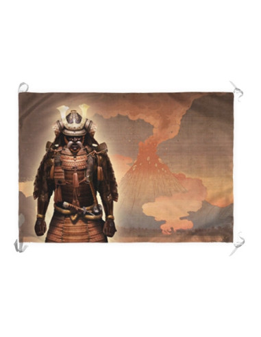 Banner-flag Courage of the Last Samurai (70x100 cm.)
 Materiale-Satin