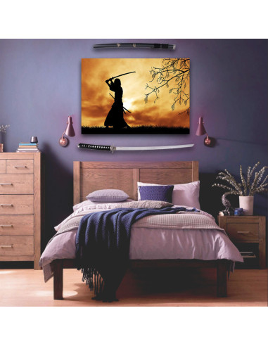 Pack Estandarte amanecer + Katana Espíritu Último Samurai