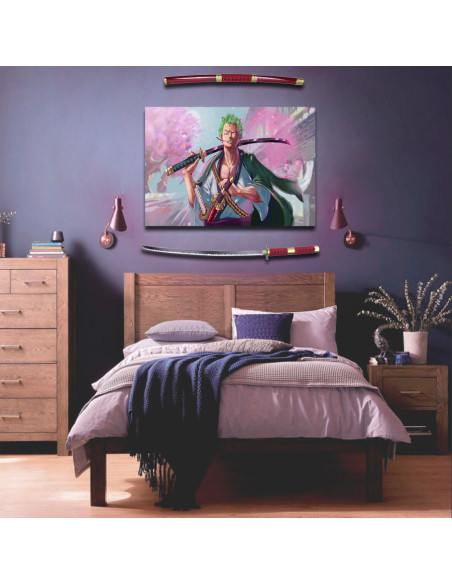 Panoplia compuesta por la Katana Zoro...