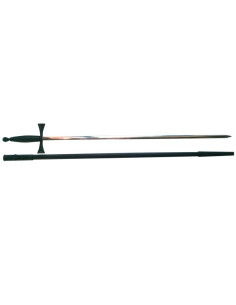 Espada masónica para ceremonias pomo negro con vaina