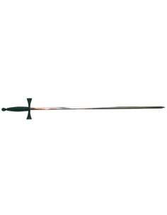 Vrijmetselaarszwaard voor ceremonies zwarte pommel zonder...