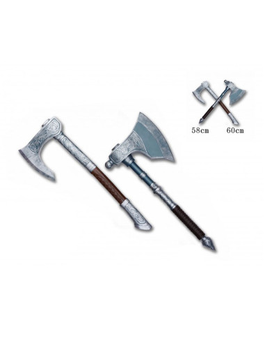 Set aus 2 Wikingeräxten aus Valhalla, Harz
